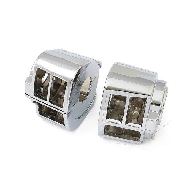 MCS エムシーエス プレーンスイッチハウジングセット【PLAIN SWITCH HOUSING SET】 82-95 B．T．； XL (NU) HARLEY-DAVIDSON ハーレーダビッドソン ハンドル