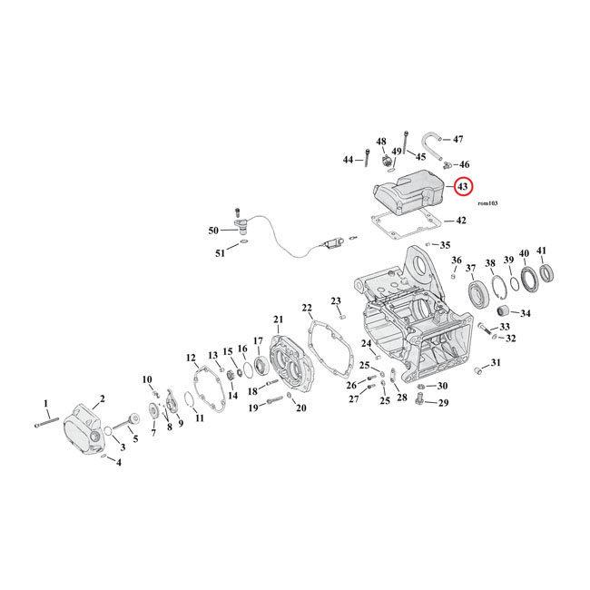 は るページ MCS エムシーエス トランスミッショントップカバー【TRANSMISSION TOP