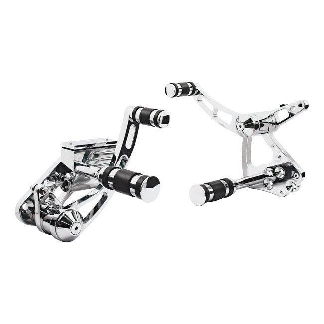 MCS エムシーエス MATADORフォワードコントロールセット【MATADOR FORWARD CONTROL SET】 58-86 4-SP B．T．； 84-99 FXST(NU) バックステップ ステップ 足回り