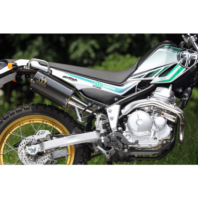 セローマフラー　SP忠男POWER BOX　ステンレス SE2-PB-02 SP忠男 スリップオンマフラー パワーボックス セロー250