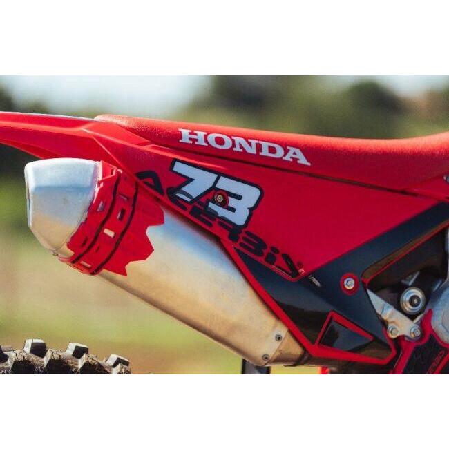 ご確認用③ 8ロール ACERBIS（アチェルビス） サイレンサープロテクター カラー：010