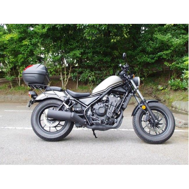 World Walk ワールドウォーク リアキャリア ・リアボックスセット リアボックスタイプ：48L Rebel 250 500 Rebel300 HONDA ホンダ 外装の画像