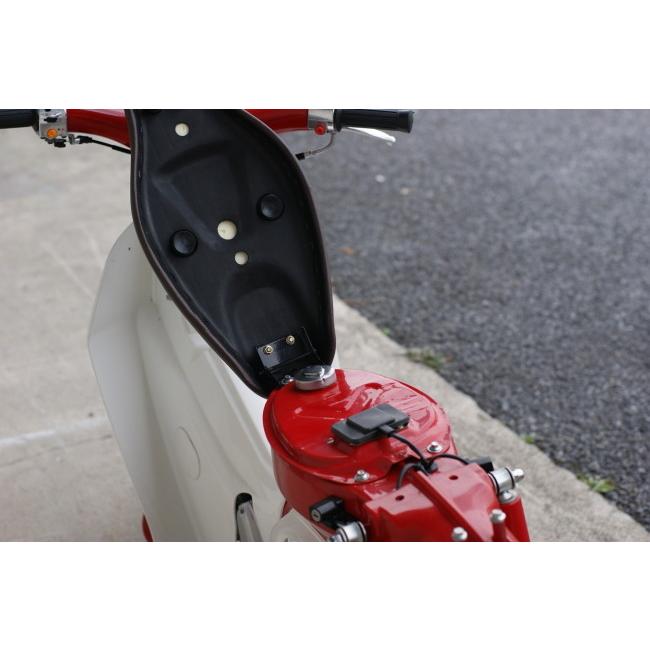 GM-MOTO ジーエムモト カブ用 カスタムシート カラー：ブラウン
