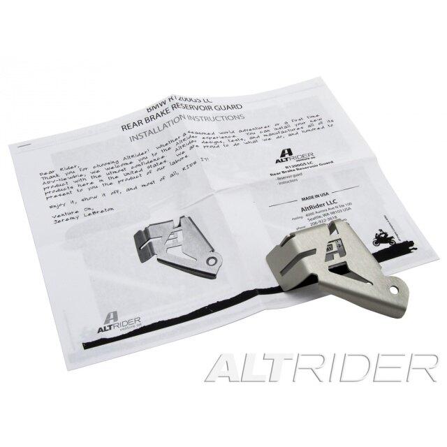 AltRider アルトライダー Rear Brake Reservoir Guard カラー：Silver R 1200 GS Water Cooled R1200GSW Adventure BMW マスターシリンダーガード ブレーキの画像