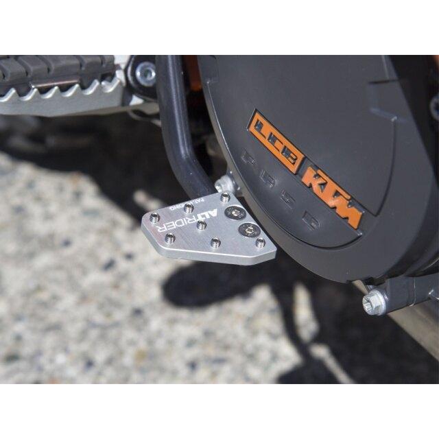AltRider アルトライダー DualControl Brake Enlarger カラー：Silver 1190 Adventure R KTM その他ステップオプション・補修部品 ステップ 足回りの画像