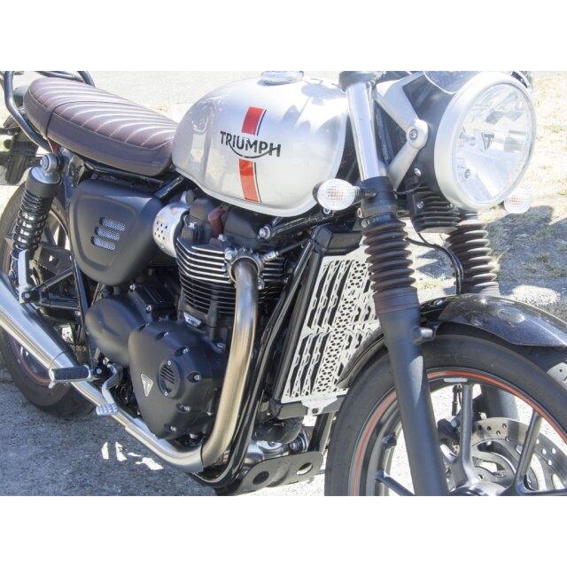 AltRider アルトライダー Radiator Guard カラー：Silver Bonneville T120 TRIUMPH トライアンフ ラジエーターコアガード・オイルクーラーコアガード 冷却関連の画像