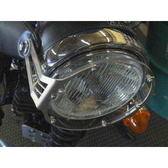 AltRider アルトライダー Clear Headlight Guard カラー：Silver Scrambler TRIUMPH トライアンフ ヘッドライトガード 外装の画像