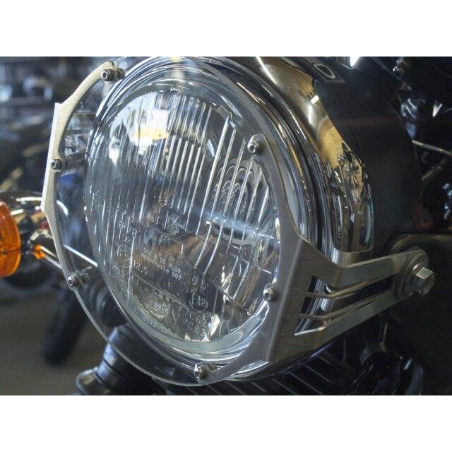 AltRider アルトライダー Clear Headlight Guard カラー：Silver Scrambler TRIUMPH トライアンフ ヘッドライトガード 外装の画像
