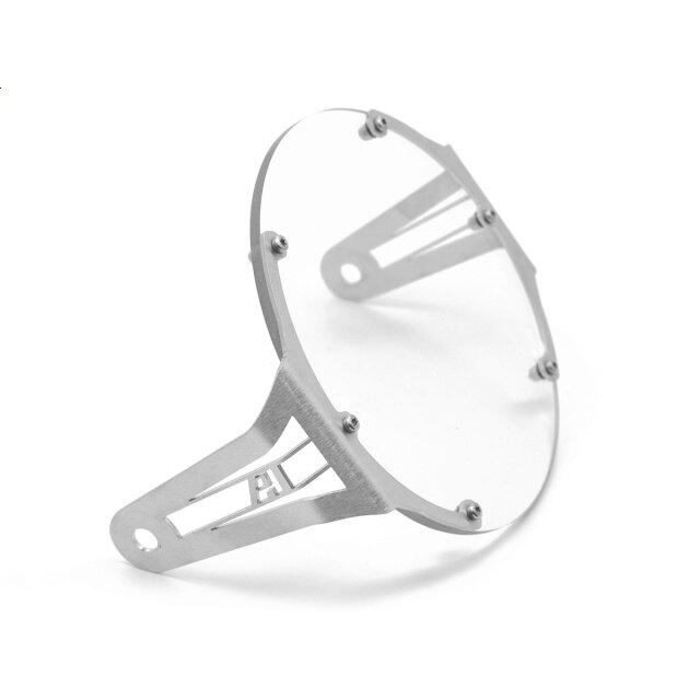 AltRider アルトライダー Clear Headlight Guard カラー：Silver Scrambler TRIUMPH トライアンフ ヘッドライトガード 外装の画像