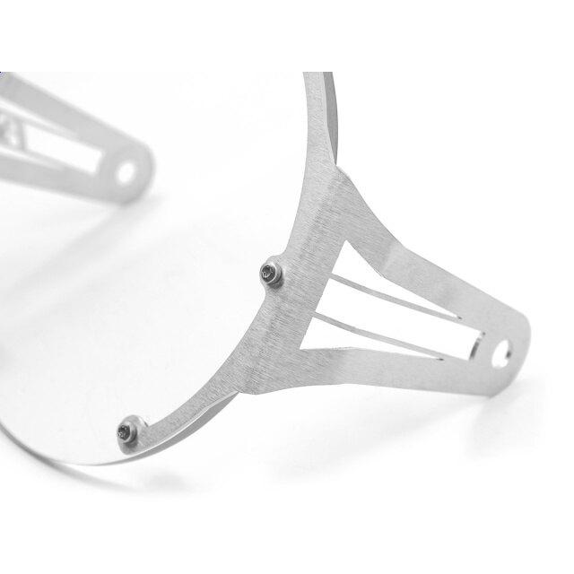 AltRider アルトライダー Clear Headlight Guard カラー：Silver Scrambler TRIUMPH トライアンフ ヘッドライトガード 外装の画像
