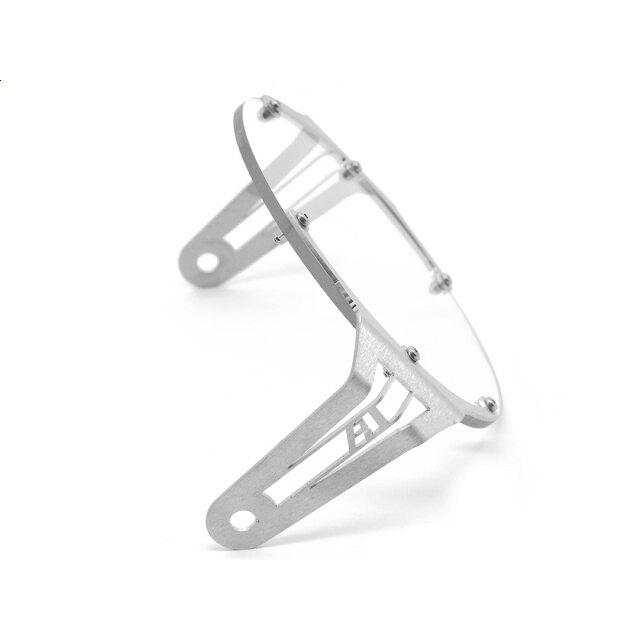 AltRider アルトライダー Clear Headlight Guard カラー：Silver Scrambler TRIUMPH トライアンフ ヘッドライトガード 外装の画像