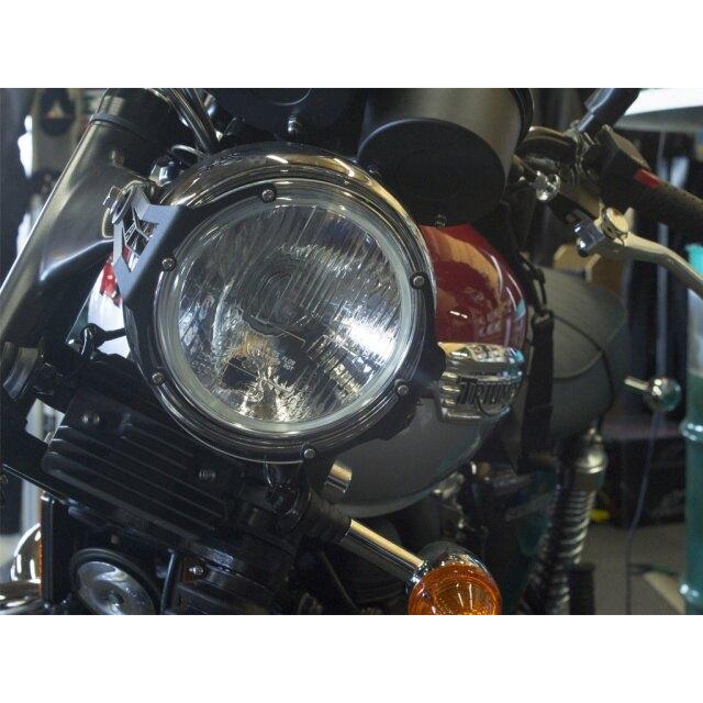 AltRider アルトライダー Clear Headlight Guard カラー：Black Scrambler TRIUMPH トライアンフ ヘッドライトガード 外装の画像