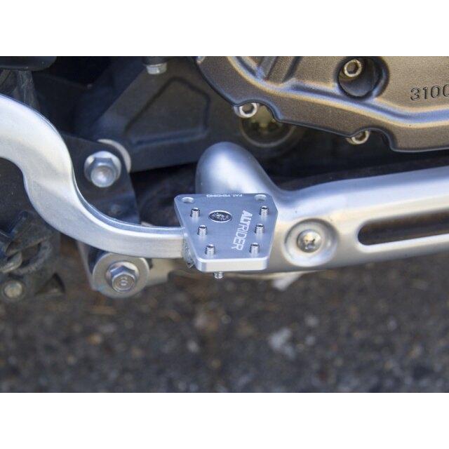 AltRider アルトライダー DualControl Brake Enlarger カラー：Silver Super Tenere XT1200Z YAMAHA ヤマハ その他ステップオプション・補修部品 ステップの画像