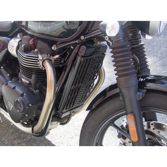 AltRider アルトライダー Radiator Guard カラー：Black Street Twin TRIUMPH トライアンフ ラジエーターコアガード・オイルクーラーコアガード 冷却関連の画像