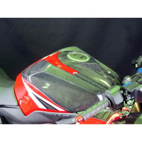 A-TECH エーテック タンクサイドカバー 素材：綾織カーボン(TC  