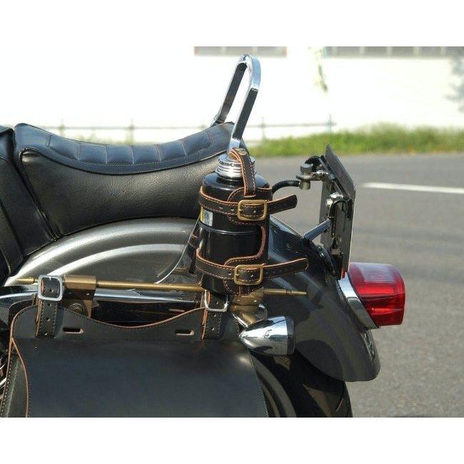 Neofactory ネオファクトリー ROUGH TAIL(ラフテール) グリースモンキー 本革ボトルホルダー その他積載ケース 車体用バッグ・ケース | NEO FACTORY | 02