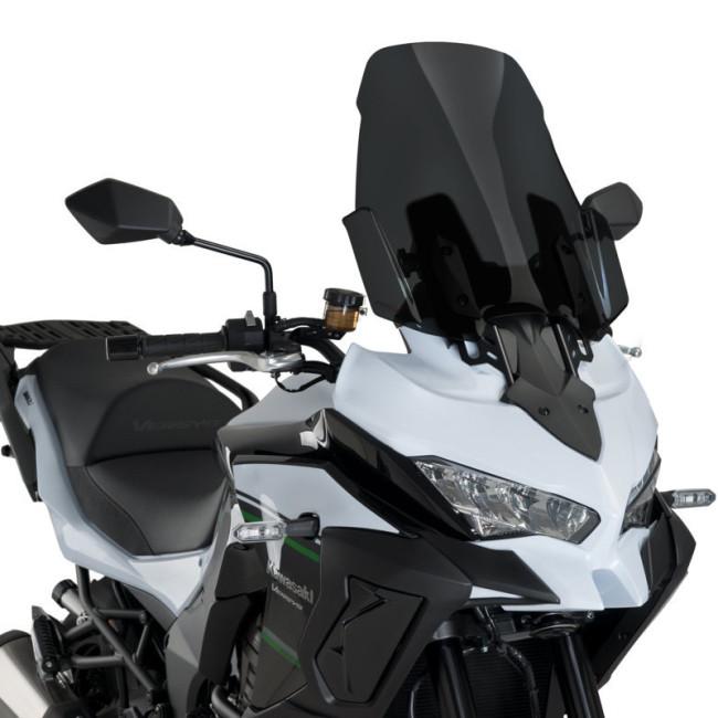 Puig プーチ ツーリングスクリーン カラー：ダークスモーク VERSYS 1000 1100 650 GRAND TOURER KAWASAKI カワサキ スクリーン 外装_5
