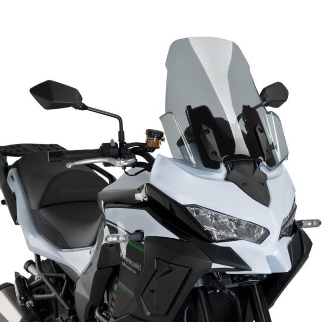 Puig プーチ ツーリングスクリーン カラー：スモーク VERSYS 1000 1100 650 GRAND TOURER KAWASAKI カワサキ スクリーン 外装_4