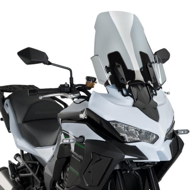 Puig プーチ ツーリングスクリーン カラー：スモーク VERSYS 1000 1100 650 GRAND TOURER KAWASAKI カワサキ スクリーン 外装_5