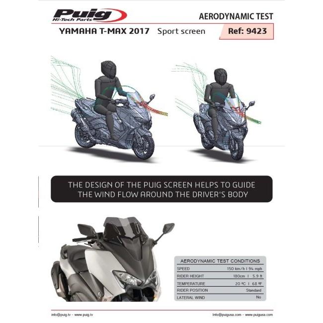 Puig（プーチ） V-TECH スクリーン SPORT カラー：ダークスモーク