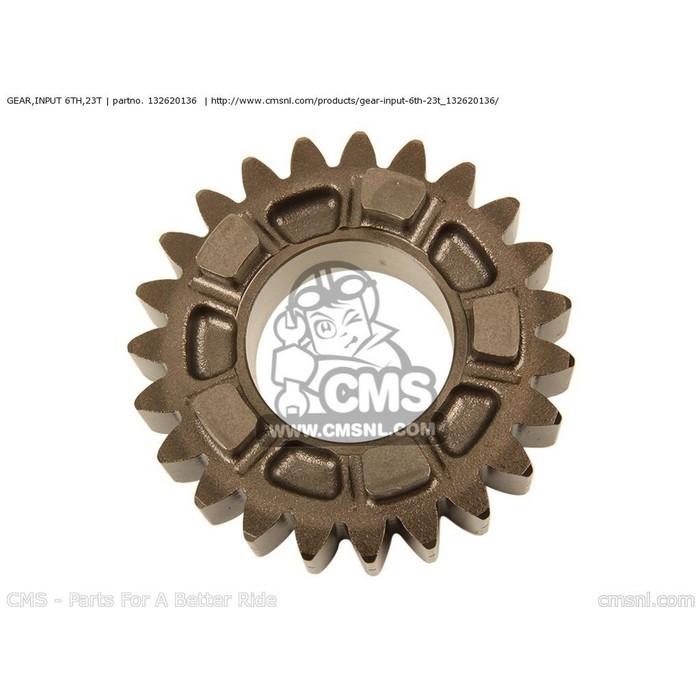 CMS シーエムエス GEAR，INPUT 6TH，23T ZX1000C1 NINJA ZX10R USA CALIFORNIA CANADA ZX1000C2 ZX1000D6F ZX1000D7F ZX1000D7FA KAWASAKI カワサキ エンジンの画像