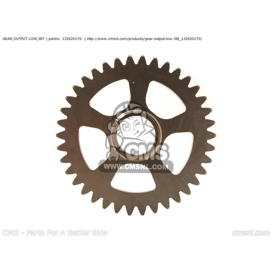 CMS シーエムエス GEAR，OUTPUT LOW，38T ZX1000C1 NINJA ZX10R USA CALIFORNIA CANADA ZX1000C2 ZX1000D6F ZX1000D7F ZX1000D7FA KAWASAKI カワサキ エンジン