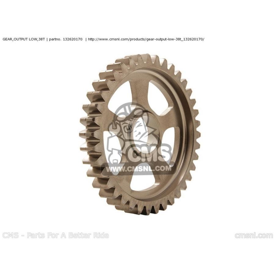 CMS シーエムエス GEAR，OUTPUT LOW，38T ZX1000C1 NINJA ZX10R USA CALIFORNIA CANADA ZX1000C2 ZX1000D6F ZX1000D7F ZX1000D7FA KAWASAKI カワサキ エンジンの画像