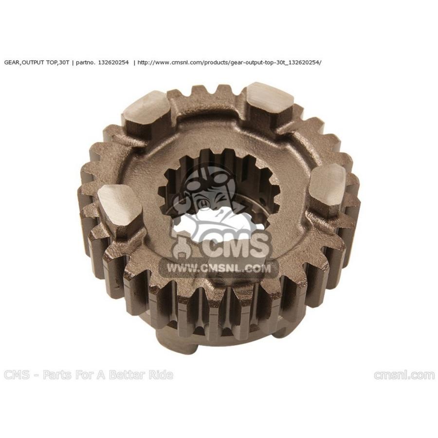 CMS シーエムエス GEAR，OUTPUT TOP，30T ZX636B2 NINJA ZX6R USA CALIFORNIA CANADA ZX636C1 ZX636C6F ZX636D6F KAWASAKI カワサキ ミッション・ギア エンジンの画像