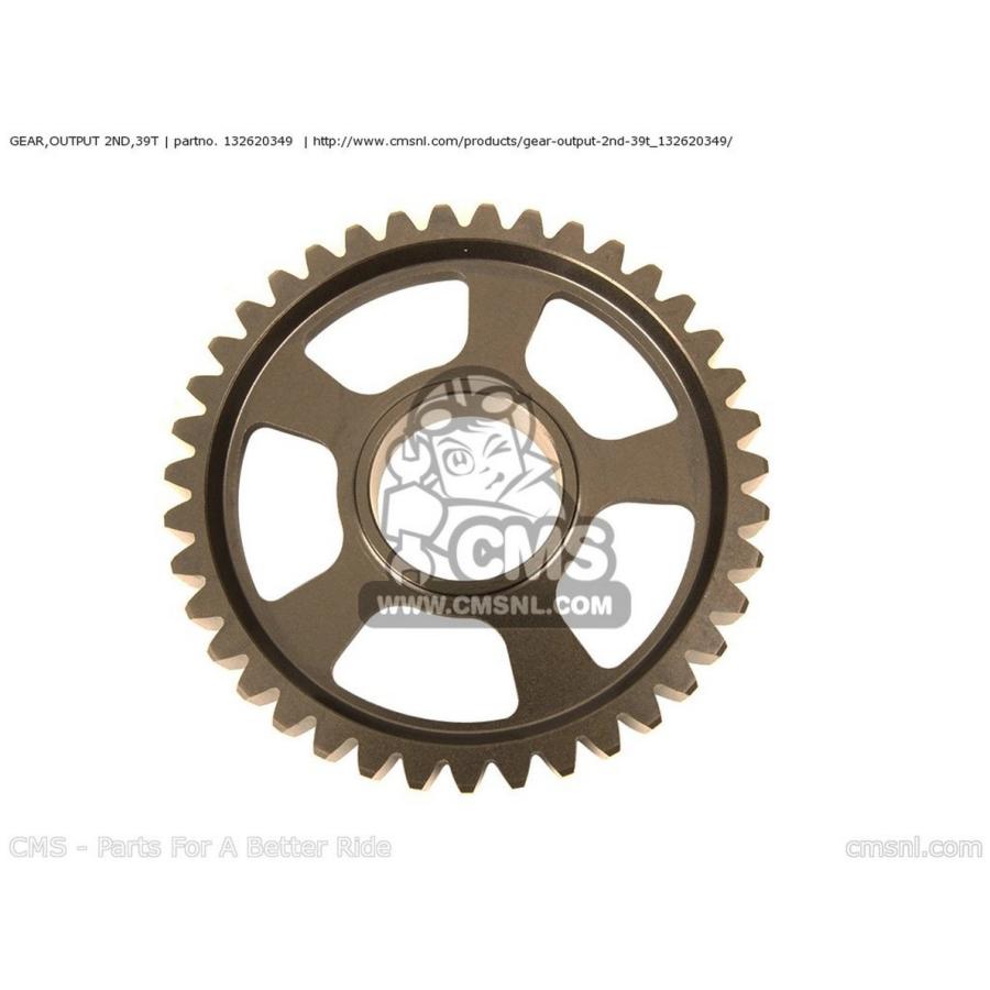 CMS シーエムエス GEAR，OUTPUT 2ND，39T ZX1000D6F NINJA ZX10R USA CALIFORNIA CANADA ZX1000D7F ZX1000D7FA KAWASAKI カワサキ ミッション・ギア エンジン | ブランド登録なし | 01