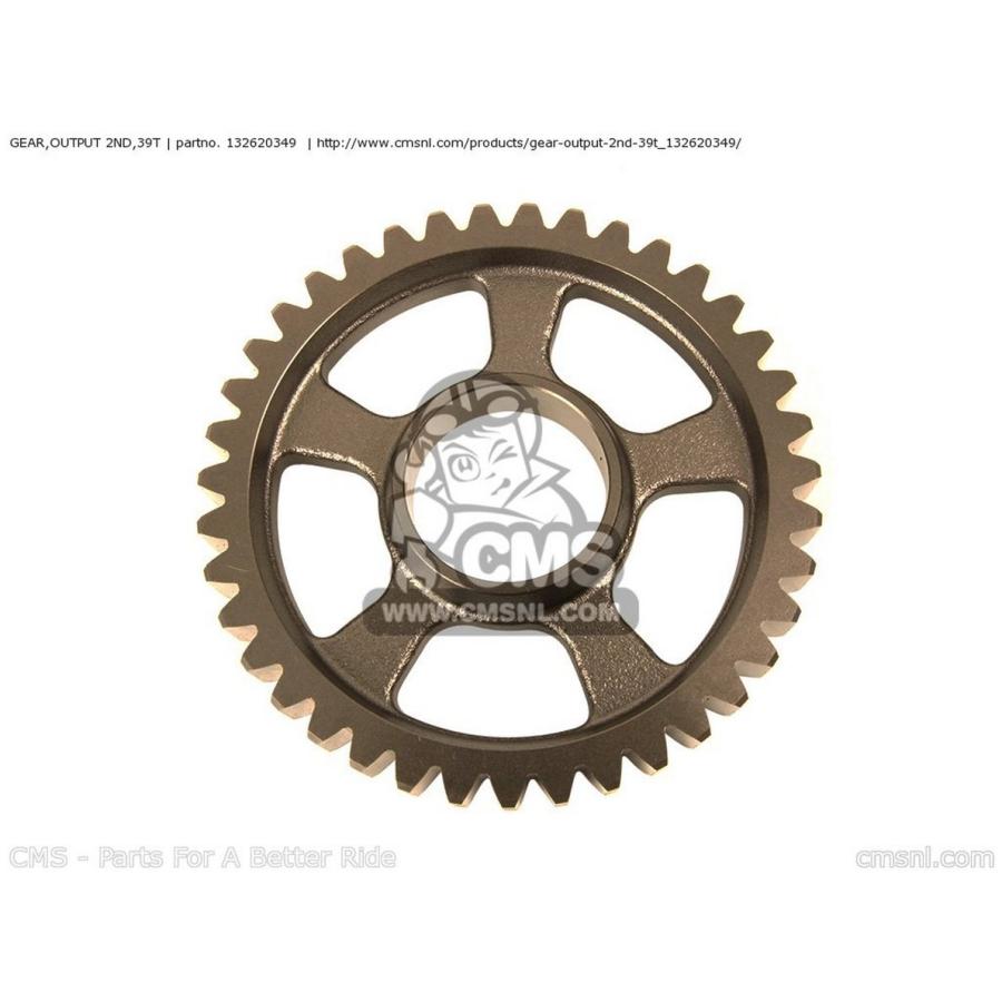 CMS シーエムエス GEAR，OUTPUT 2ND，39T ZX1000D6F NINJA ZX10R USA CALIFORNIA CANADA ZX1000D7F ZX1000D7FA KAWASAKI カワサキ ミッション・ギア エンジン | ブランド登録なし | 02