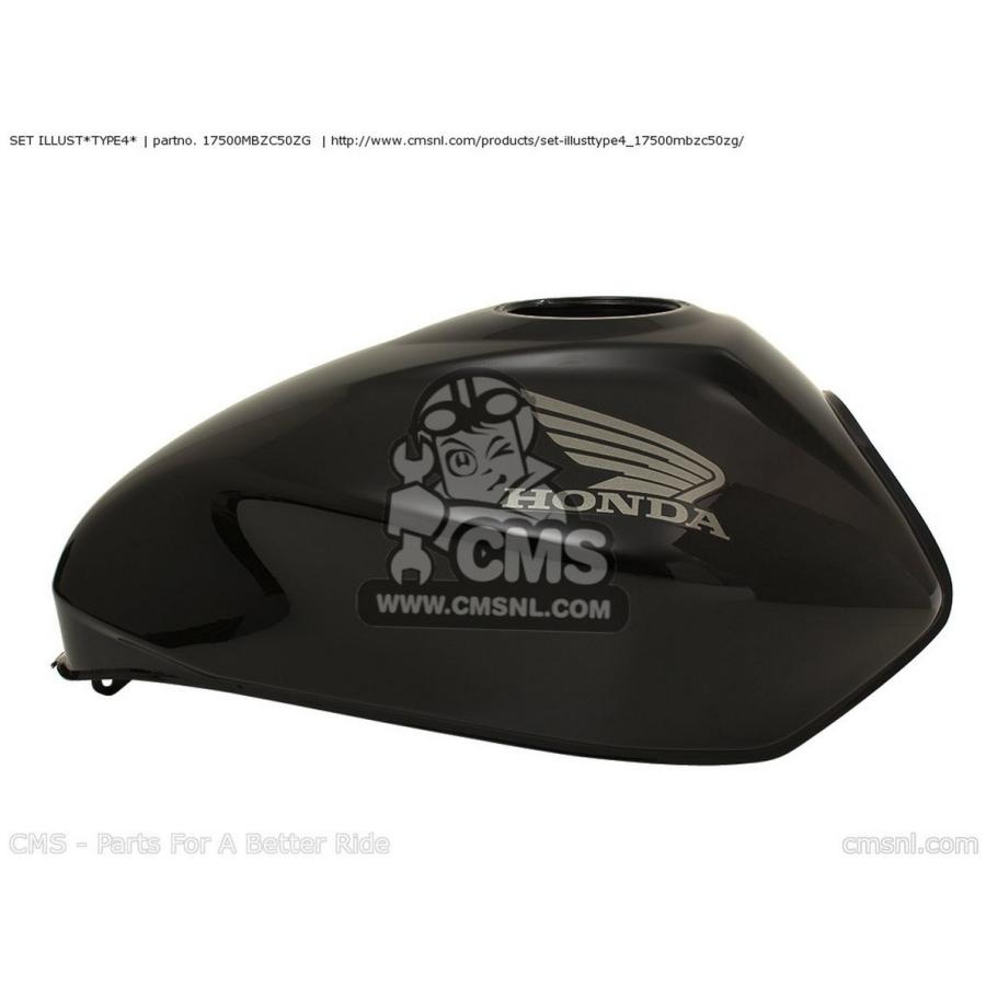 CMS シーエムエス SET ILLUST*TYPE4* CB600F HORNET 2005 (5) ENGLAND HONDA ホンダ ガソリンタンク タンク関連 外装