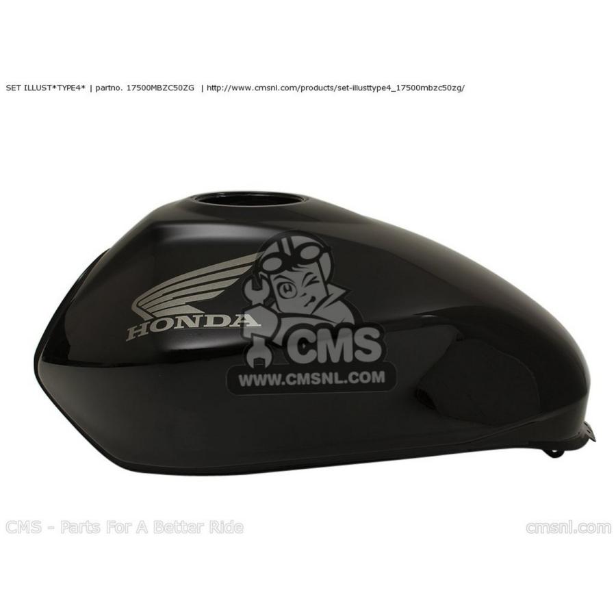 CMS シーエムエス SET ILLUST*TYPE4* CB600F HORNET 2005 (5) ENGLAND HONDA ホンダ ガソリンタンク タンク関連 外装