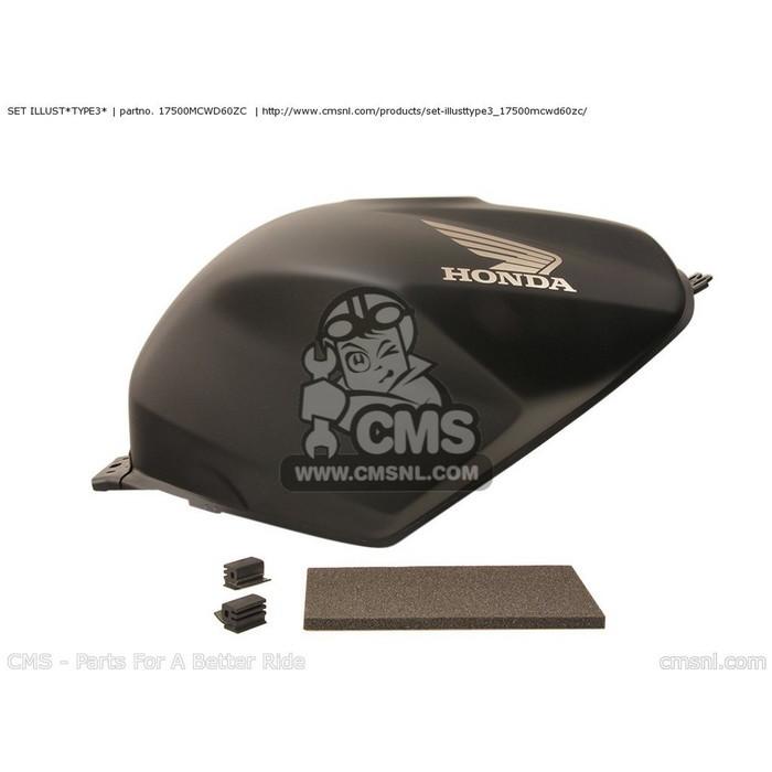 CMS シーエムエス SET ILLUST*TYPE3* VFR800A (4) USA HONDA ホンダ ガソリンタンク タンク関連 外装