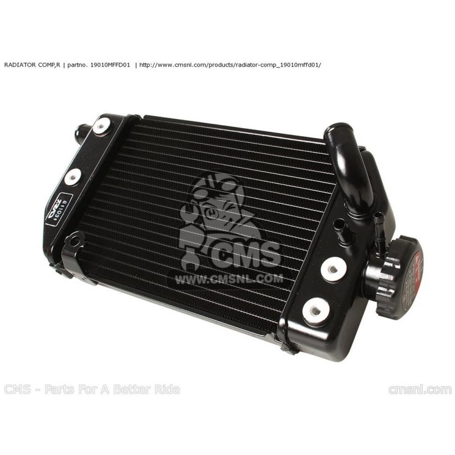 CMS シーエムエス RADIATOR COMP，R HONDA ホンダ ラジエーター 冷却関連 エンジンの画像