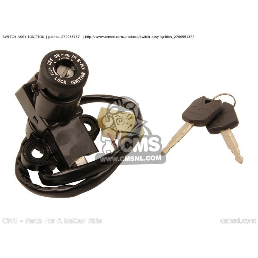 CMS シーエムエス SWITCH-ASSY-IGNITION KAWASAKI カワサキ スイッチ スイッチ・ハーネス関係 電装系 | ブランド登録なし | 01