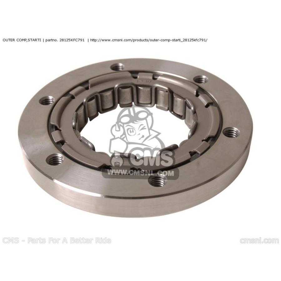 CMS シーエムエス OUTER COMP，STARTI CG125ES 2004 (4) ENGLAND EUROPEAN DIRECT SALES 2007 (7) CG125M 2001 (1) / MKH FRANCE KPH SINGAPORE HONDA ホンダ