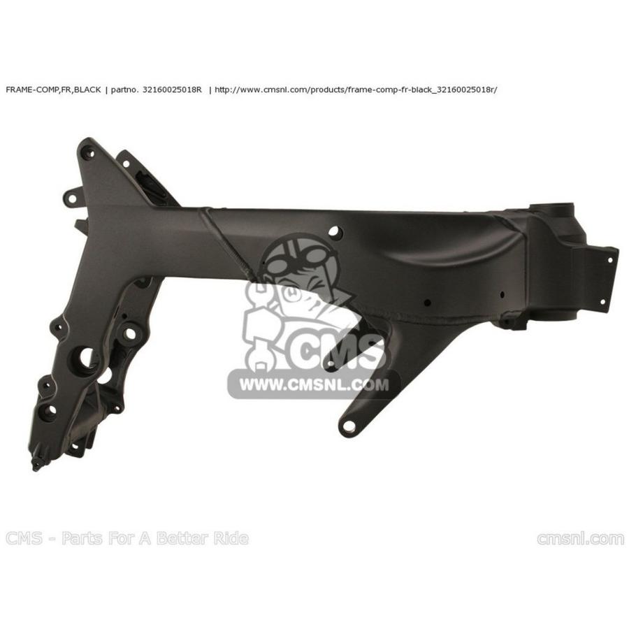 CMS シーエムエス FRAME-COMP，FR，BLACK ZX600P7F NINJA ZX6R USA ZX600P8F ZX600P8FA ZX636B1 CALIFORNIA CANADA KAWASAKI カワサキ フレーム