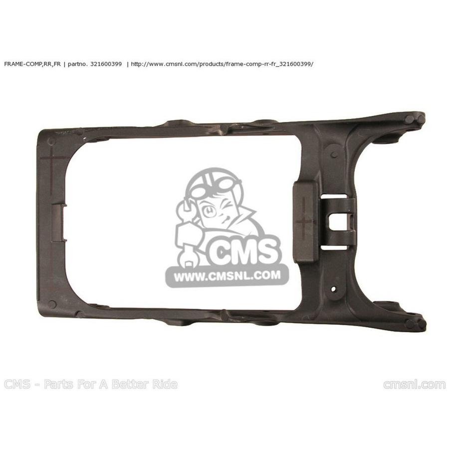 CMS シーエムエス FRAME-COMP，RR，FR ZX600R9F NINJA ZX6R USA ZX600R9FA ZX600RAF ZX600RAFA ZX600RBF ZX600RCF ZX636EDF ZX636EEF ZX636FDF / ABS ZX636FEF | ブランド登録なし | 03