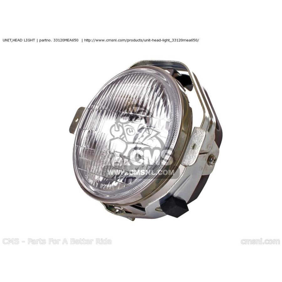 CMS シーエムエス UNIT，HEAD LIGHT VTX1300S 2003 (3) EUROPEAN DIRECT SALES FRANCE 2004 (4) 2005 (5) / CMF 2006 (6) 2007 (7) HONDA ホンダ ヘッドライト