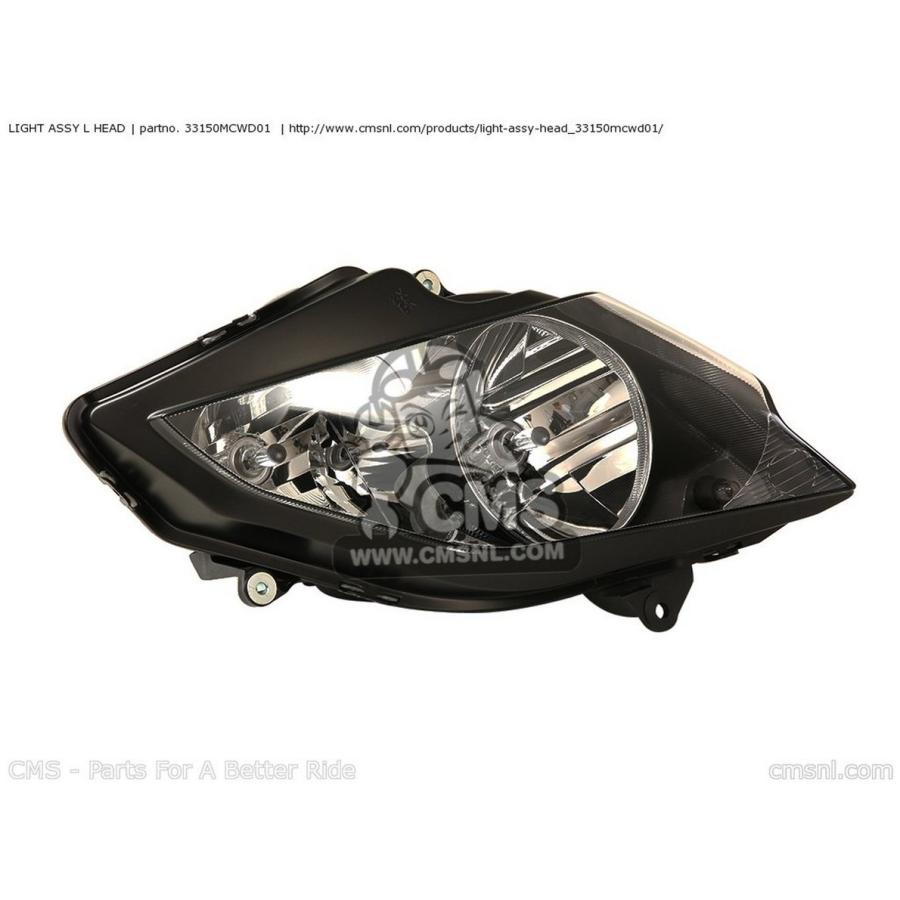 ライト CMS シーエムエス LIGHT ASSY L HEAD HONDA ホンダ ヘッドライト 灯火