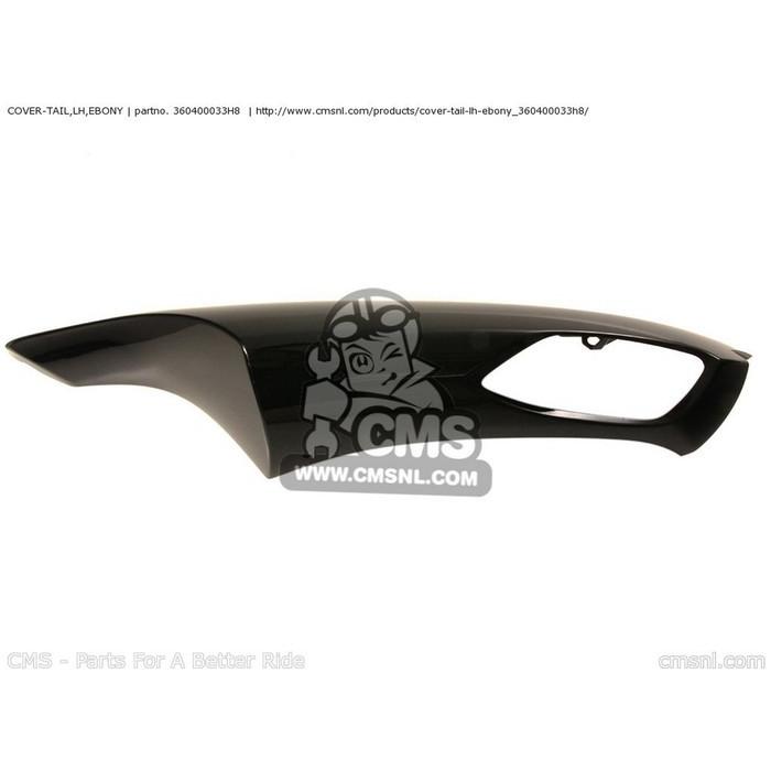 CMS シーエムエス COVER-TAIL，LH，EBONY ZX1400A6F NINJA ZX14 USA