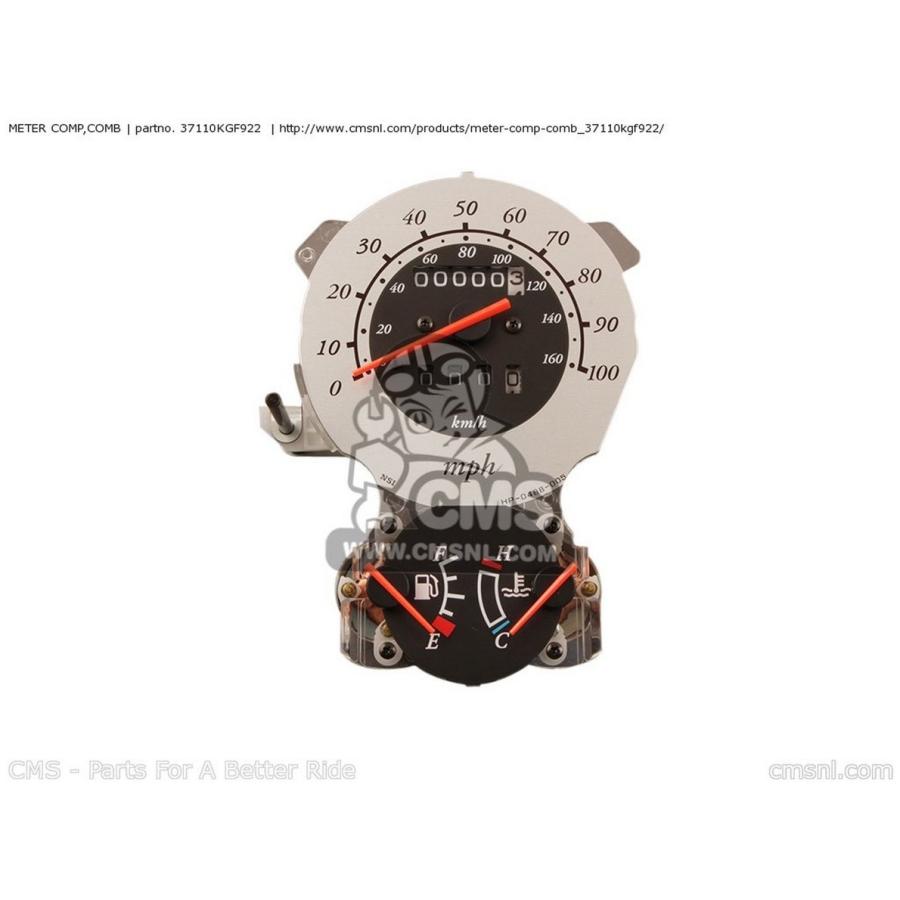 ブランド登録なし - CMS シーエムエス METER COMP，COMB NES125 2002 (2) ENGLAND / KPH TWO 2003 (3) MKH 2005 (5) HONDA ホンダ 速力度米突 メーター・インジケーターかかわり合い スピードメーター-バイク