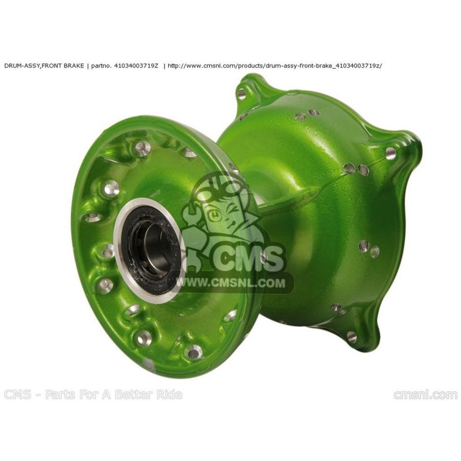 CMS シーエムエス DRUM-ASSY，FRONT BRAKE KX250-W9FA KX250F USA KX450-E9FA KX450F 2009 KAWASAKI カワサキ その他ブレーキパーツ ブレーキ
