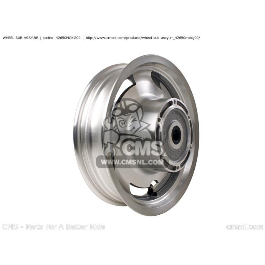 CMS シーエムエス WHEEL SUB ASSY，RR HONDA ホンダ ホイール ホイール関連 足回り