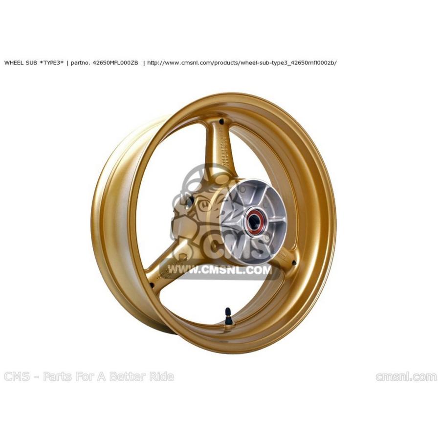 CMS シーエムエス WHEEL SUB *TYPE3* HONDA ホンダ ホイール ホイール関連 足回り_2