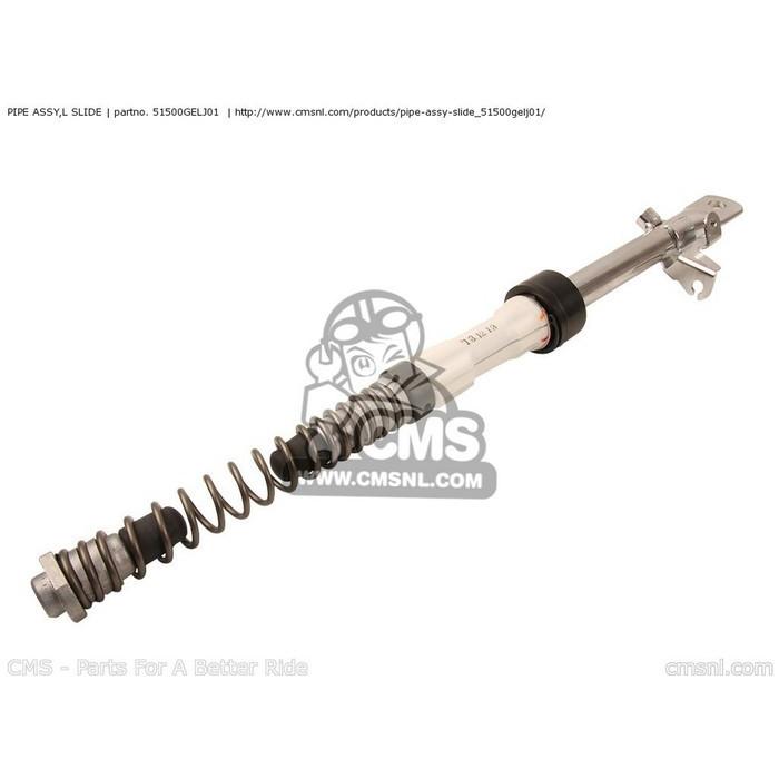 CMS シーエムエス PIPE ASSY，L SLIDE HONDA ホンダ フロントフォーク サスペンション 足回りの画像