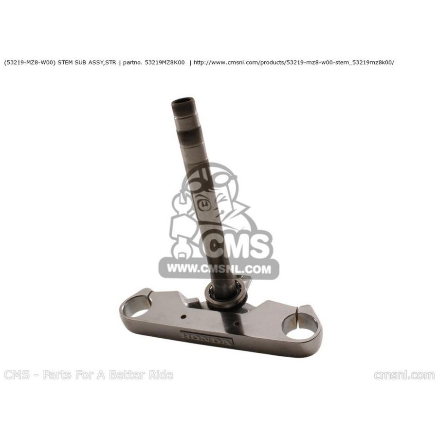 CMS シーエムエス (53219-MZ8-W00) STEM SUB ASSY，STR VT600C SHADOW VLX 2002 (2) USA VT600CD DELUXE HONDA ホンダ ハンドル