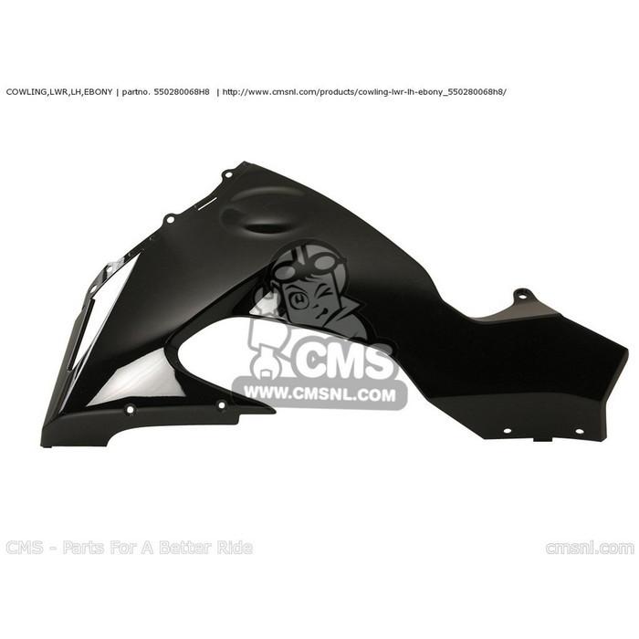 CMS シーエムエス COWLING，LWR，LH，EBONY ZX1000D6F NINJA ZX10R USA CALIFORNIA CANADA ZX1000D7F ZX1000D7FA KAWASAKI カワサキ アンダーカウル カウル関連