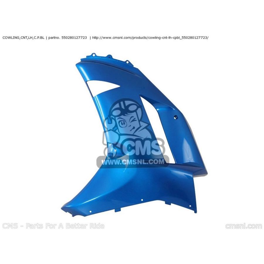 CMS シーエムエス COWLING，CNT，LH，C.P.BL ZX600P8F NINJA ZX6R USA KAWASAKI カワサキ サイドカウル・サイドカバー カウル関連 外装
