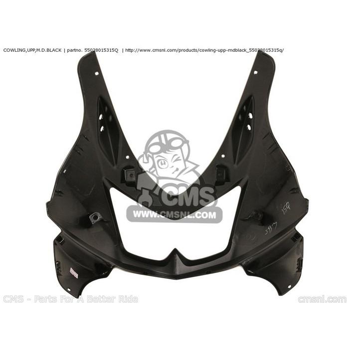 CMS シーエムエス COWLING，UPP，M.D.BLACK EX250J9F NINJA 250R 2009 USA KAWASAKI カワサキ アッパーカウル・フロントカウル カウル関連 外装_3